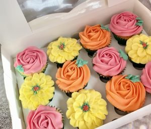 Flower Cupcakes x12