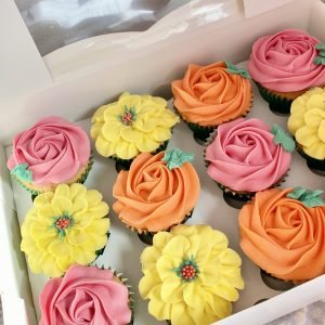 Flower Cupcakes x12