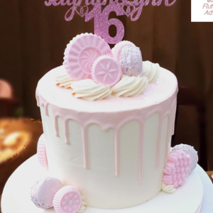 Sweet 16 Drip Birthday Cake - can be vegan or gluten-free!