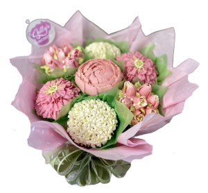 Pastel Cupcake Bouquet (7 cupcakes)