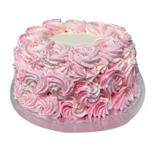 Buttercream Piped Rosette Swirls Cake