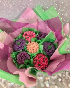 Vibrant Cupcake Bouquet (7 cupcakes)