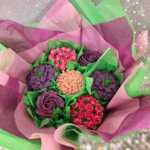 Vibrant Cupcake Bouquet (7 cupcakes)