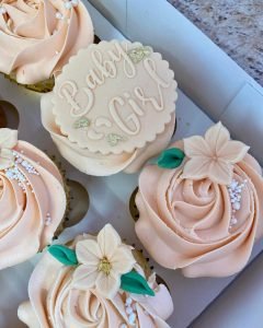 Chitty's Bromsgrove Baby Girl Floral Cupcakes