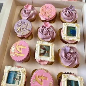 Chitty's Bromsgrove Photo Floral Cupcakes