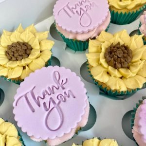 Chitty's Bromsgrove Thank You Sunflower Cupcakes