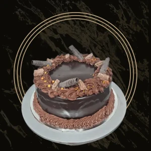 Rich, Gooey Chocolate Cake by The Bakers Shop, Birmingham via Caketu.com