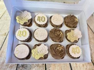 Chitty's Cakes Bromsgrove 40th Birthday Chocolate Cupcakes To Order